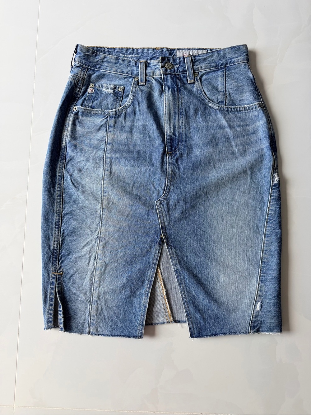 AG The Emery High Rise Denim Skirt Size 29 - Picture 3 of 7